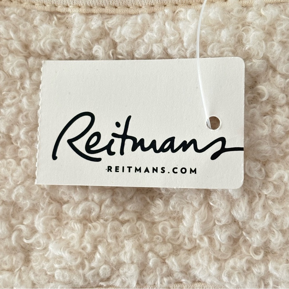 NWT Reitmans Hyba Sherpa Headband Fleece-Lined Ear Warmer One Size Cream